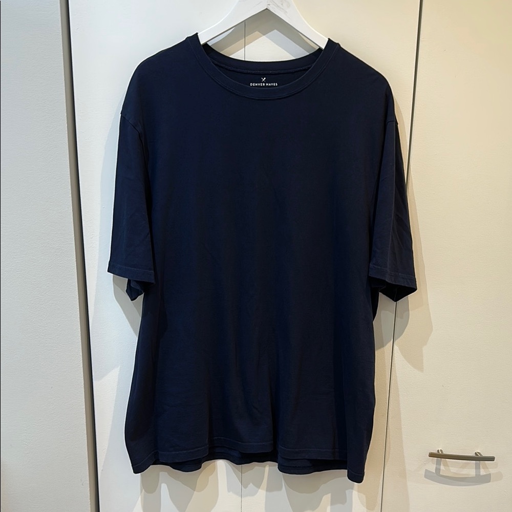 Denver Hayes Dark Blue Short Sleeve Tee